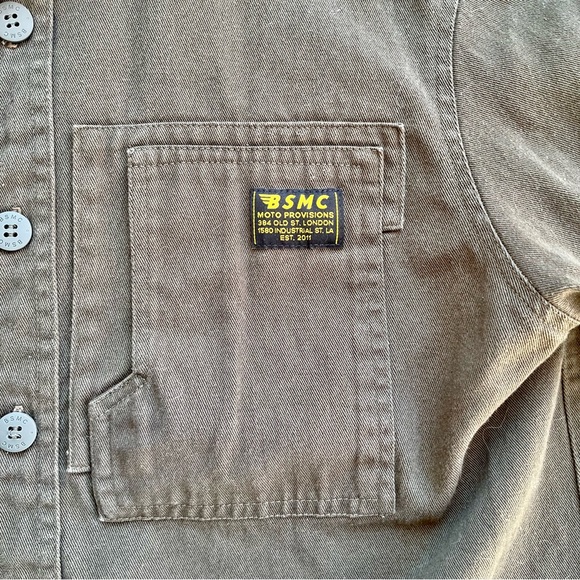 Bike Shed Motorcycle Club Ripstop Utility Shirt Medium - Picture 4 of 6